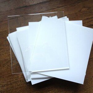 10 New Clear Acrylic Plexiglass Frames